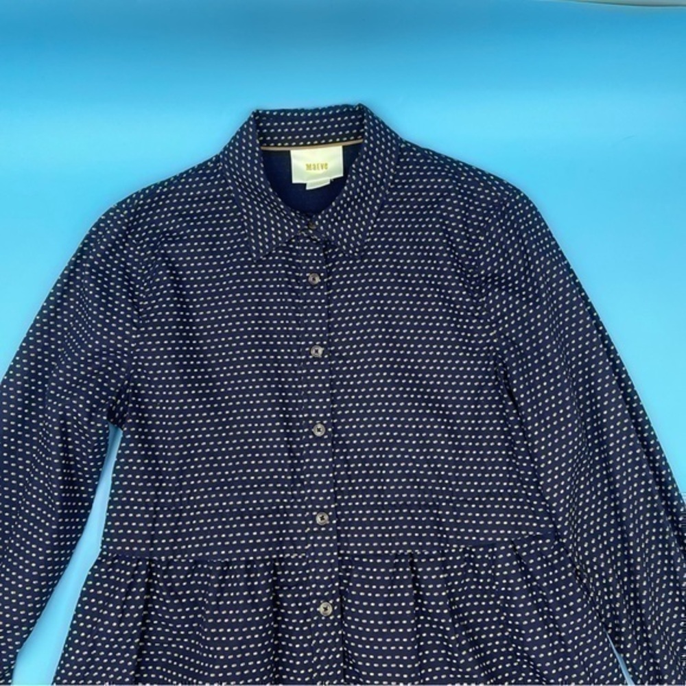 LIKE NEW! MAEVE Anthropologie Button Down Dress